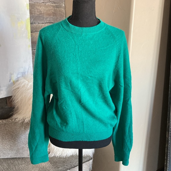 Vintage Allison Smith Lambswool Green Crewneck Sweater - Picture 10 of 13